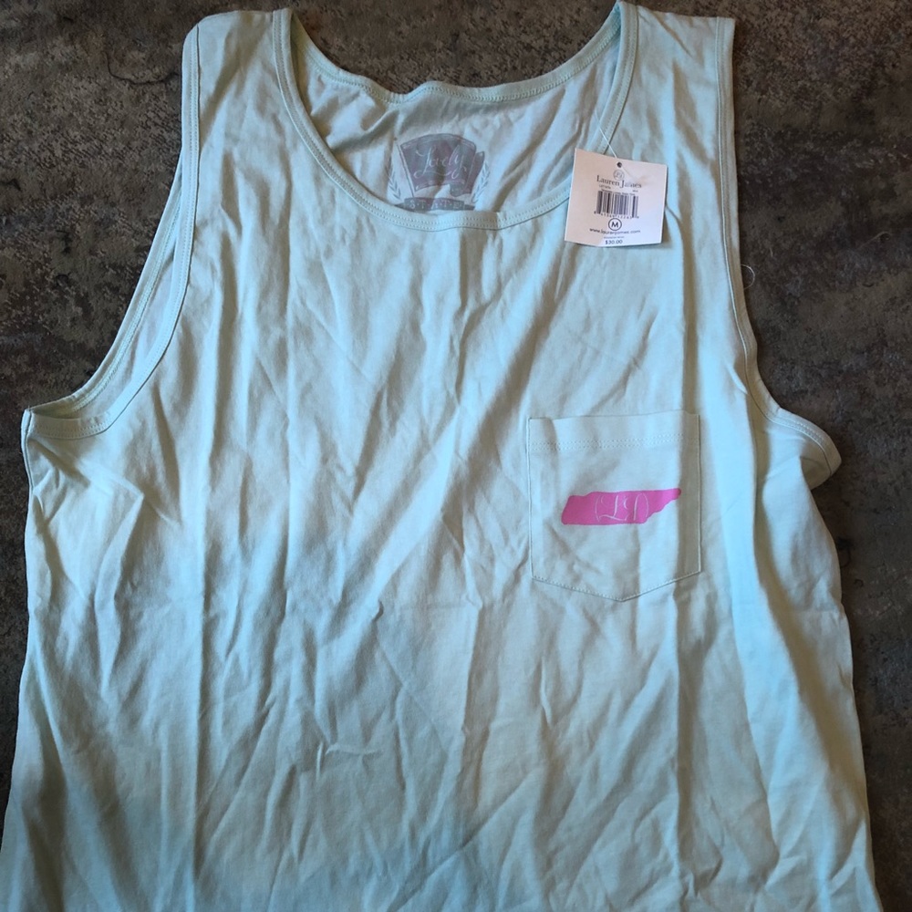 Lauren James sea foam Tennessee tank new
